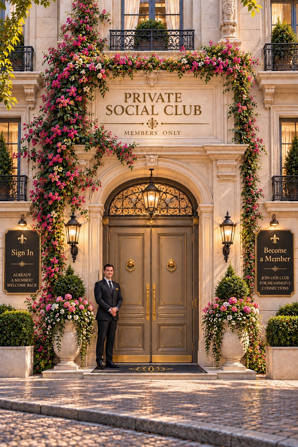 Private Social Club entrance